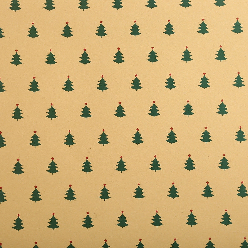 Christmas Gift Wrapping Paper Thickened Christmas Cowhide Wrapping Paper Christmas Tree Elk Gift Box Wrapping Paper