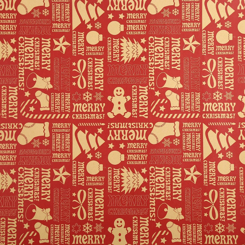 Christmas Gift Wrapping Paper Thickened Christmas Cowhide Wrapping Paper Christmas Tree Elk Gift Box Wrapping Paper