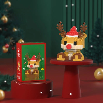 Compatible With Small Particles Christmas Building Blocks Suit Children Assembled Christmas Tree Toys Santa Claus