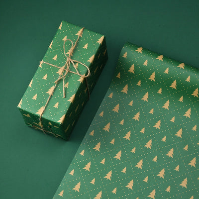 Christmas Gift Wrapping Paper Thickened Christmas Cowhide Wrapping Paper Christmas Tree Elk Gift Box Wrapping Paper